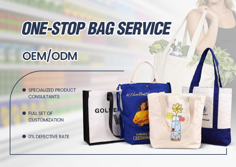 Custom Luxury Multifunctional Canvas Mommy Diaper Bag Tote Small Casual Tote Two Handles/Shoppers Open Closure Private Label