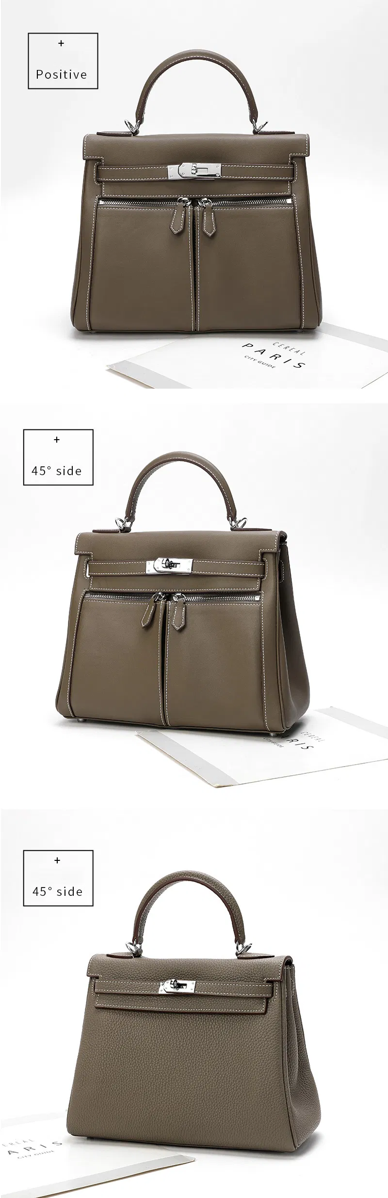 Emg7090 Ladies Logo Big Hand Crossbody Kelly Branded Bags Luxury Women Female Famous Brand Inspired Designer Bag