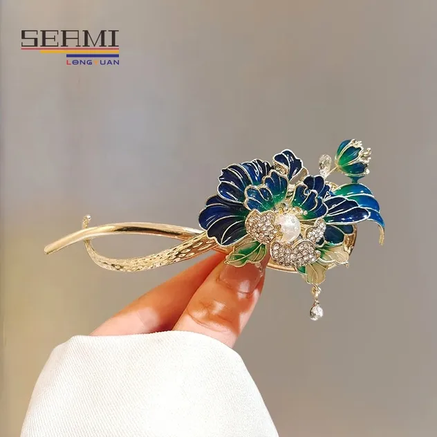 Decorate Hairstyle Customized Glittery Dainty Fashion Hair Plastic Accessory for Daily Makeup