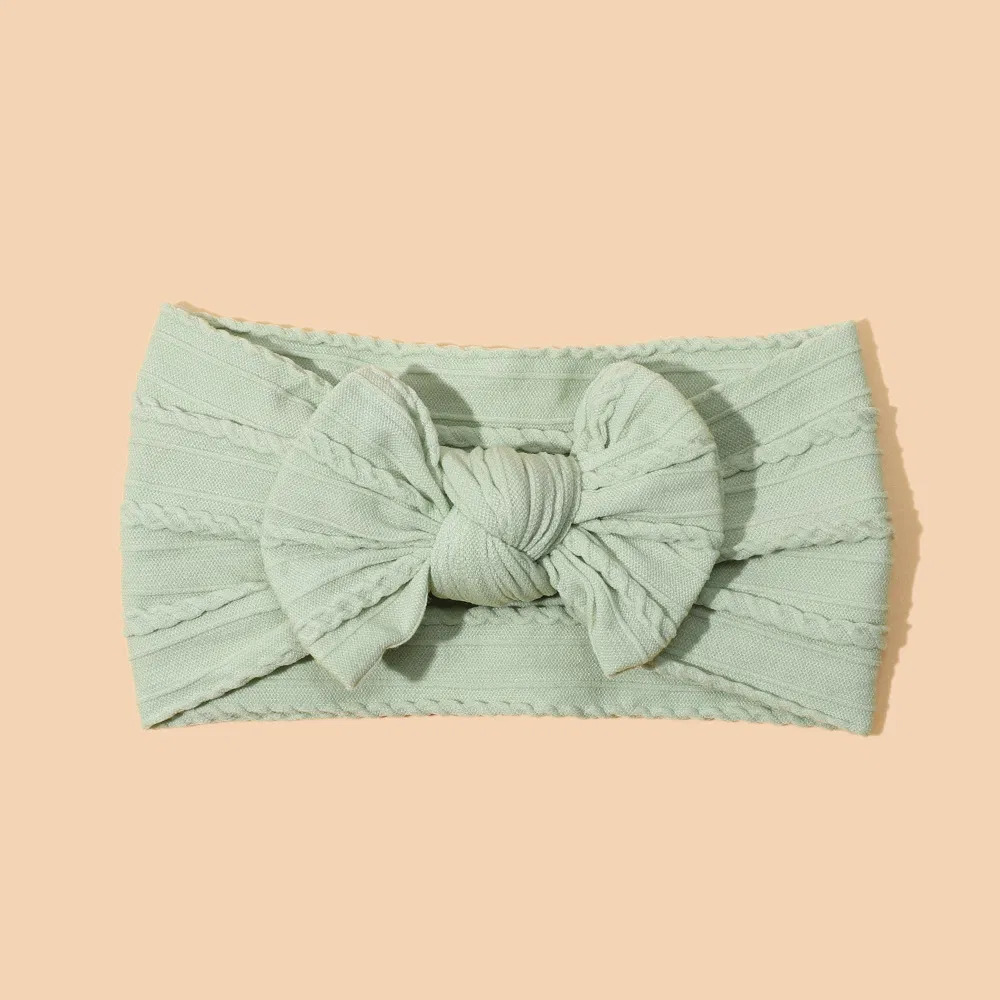 2025 New Children's Hair Accessories, Jacquard Bow, Baby Hair Band