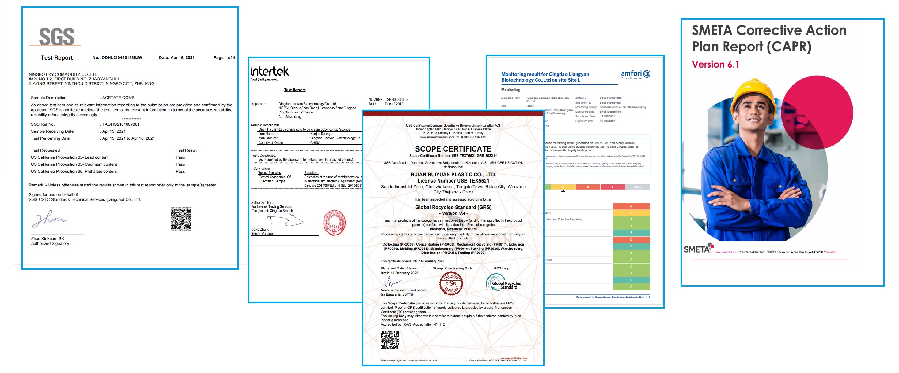 Certifications