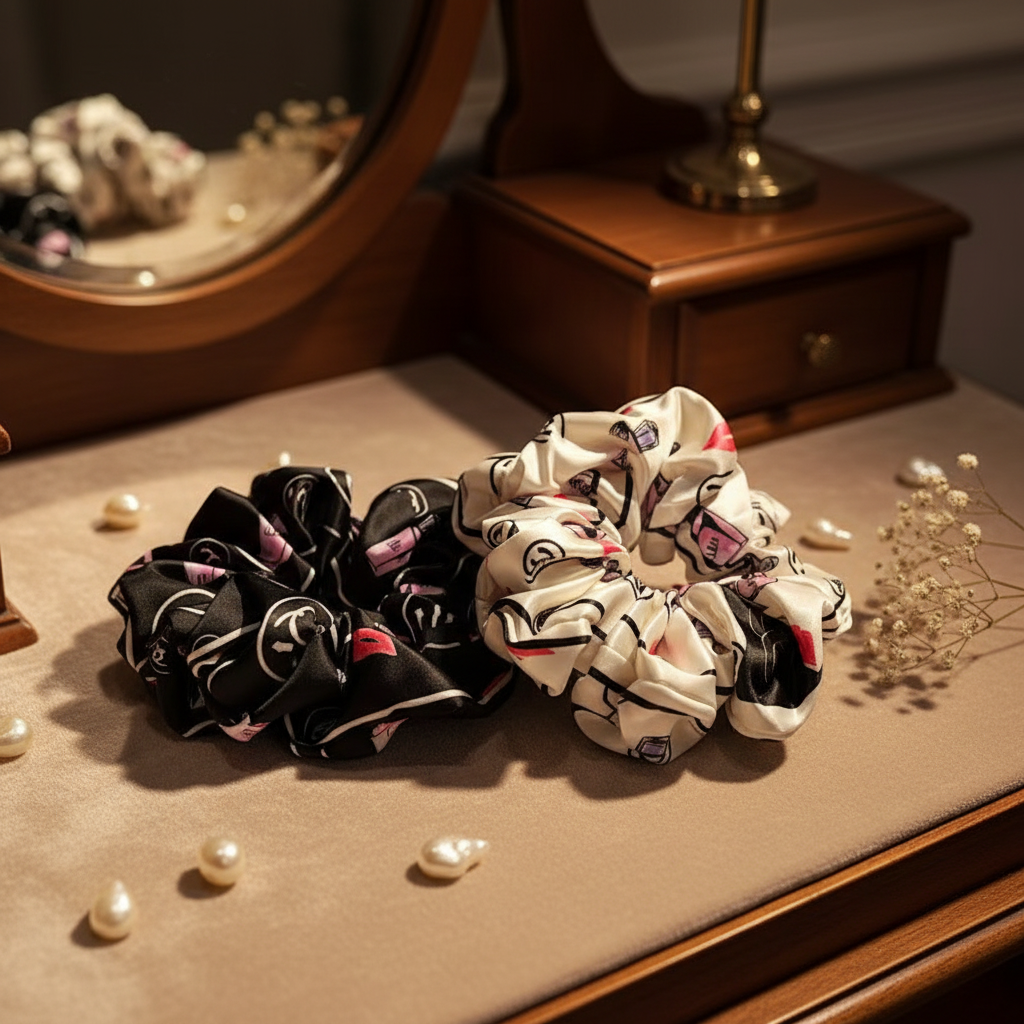 Designer Brand Hair Ties, High-quality Hair Ties, Retro Elastic Hair Accessories Letter Hair Accessories Hot-selling Custom-made