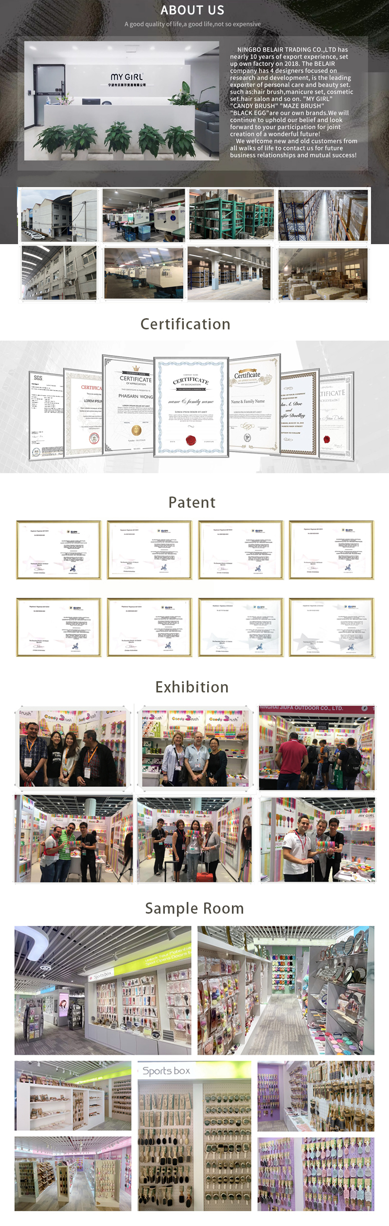 About our factory and services