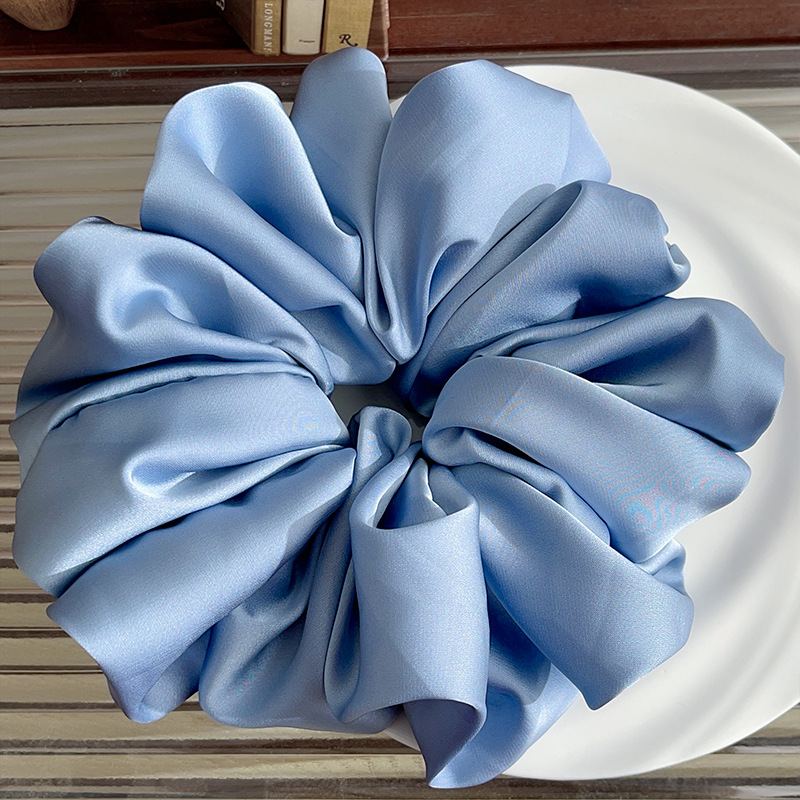 150MM Large Size Silk Hair Scrunchies Elastic Ponytail Holders Headbands Everyday No Damage Hair Ropes for Daily Decor
