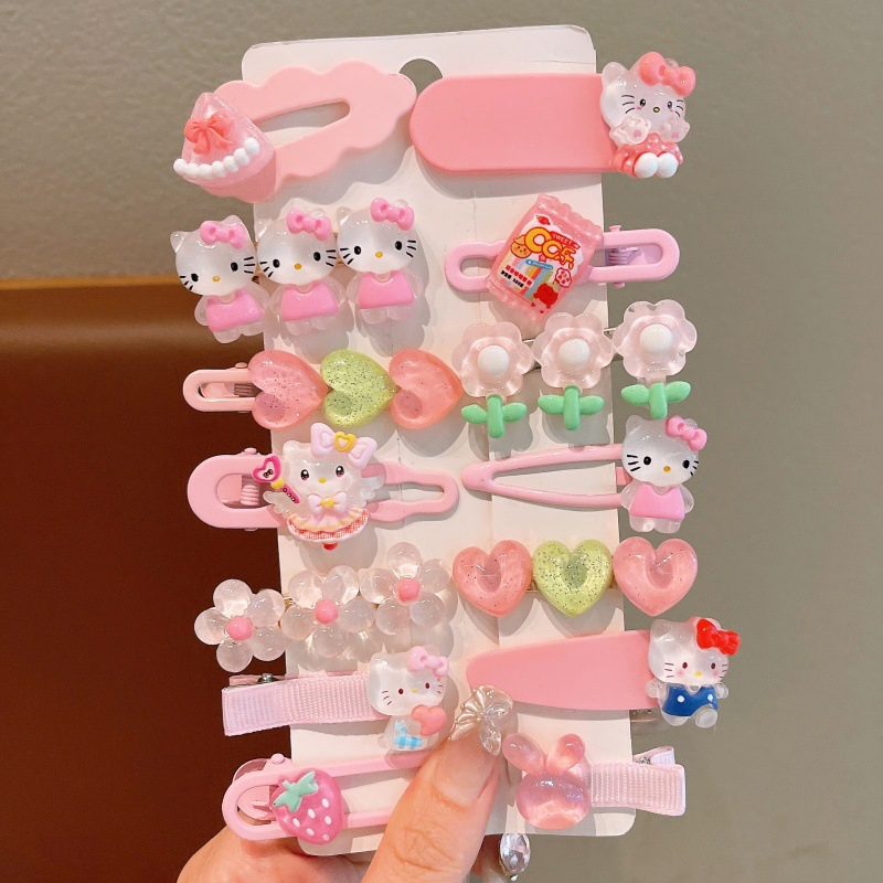 Adorable Kurokumi Hair Clip for Children, Featuring Cartoon-Style Back Hair Accessories for Little Girls. Perfect for Styling Side Bangs or Forehead Hair.