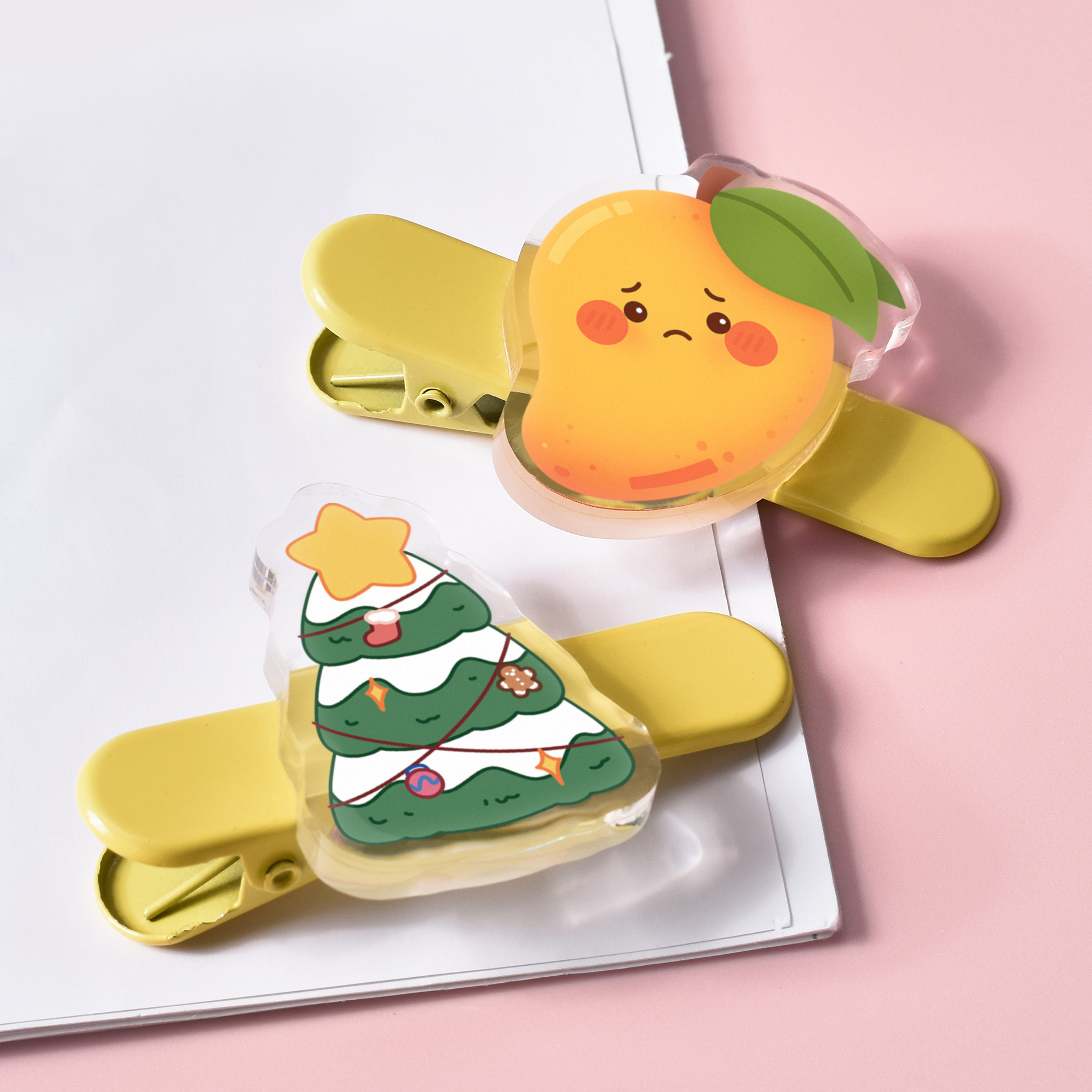 Promotional 2026 Make Your Own Design Custom Printed Acrylic Keychain/ Custom Printed Acrylic Charms Acrylic Hair Clip