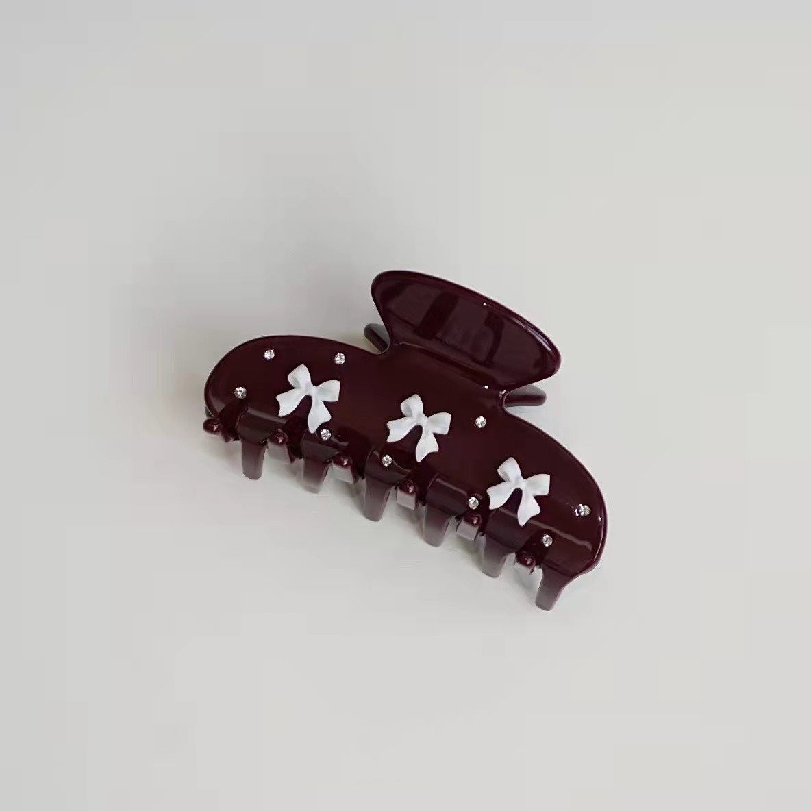 Wholesale French Simple Handmade Hair Claw Clip for Girls Fashion Acetate Bowknot Hair Gripper Claw Headwear Accessories Jewelry