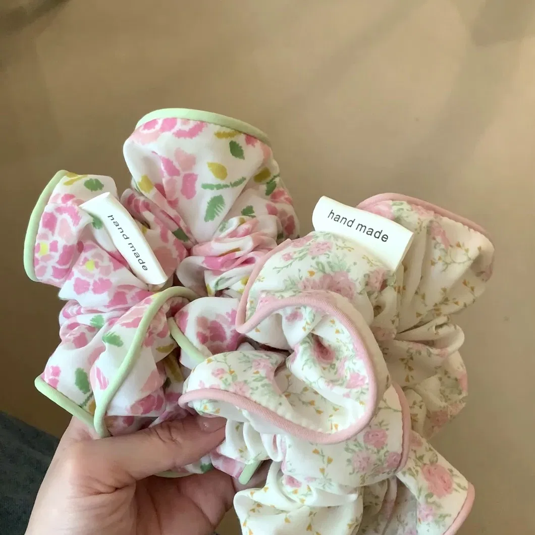 High Quality Floral Hair Band Sweet Fabric Hair Rope Accessories