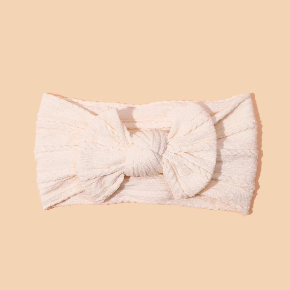 2025 New Children's Hair Accessories, Jacquard Bow, Baby Hair Band