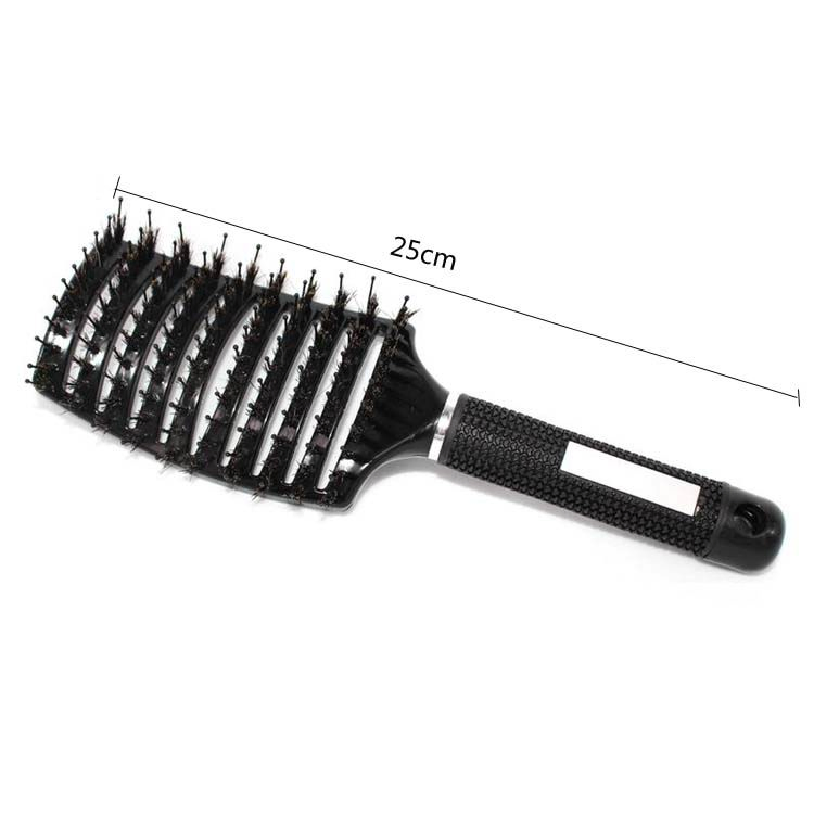 Manufacturing Professional Salon Heat Resistant Nylon Mixed Boar Bristle Vent Hair Brush
