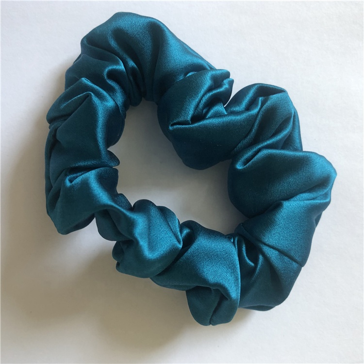 Wholesale KAN 2026 Customized 100% Silk Scrunchie Hairbands Elastic Mulberry Silk Casual Four Seasons