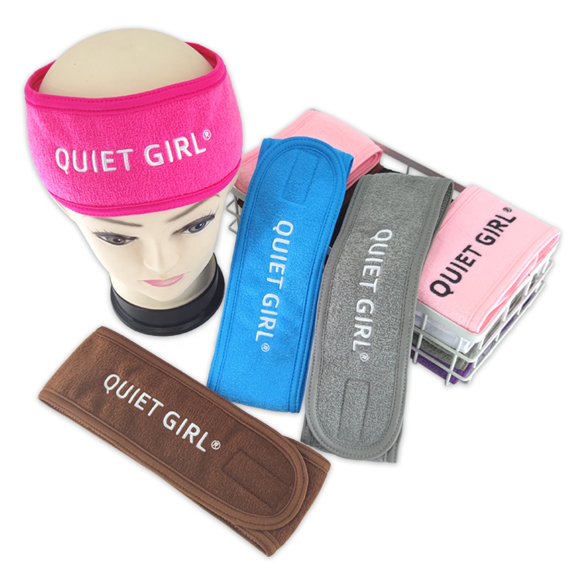 Wholesale Custom Logo Designer Girl Woman Beauty Facial Makeup Spa Head Bands Headbands For Women