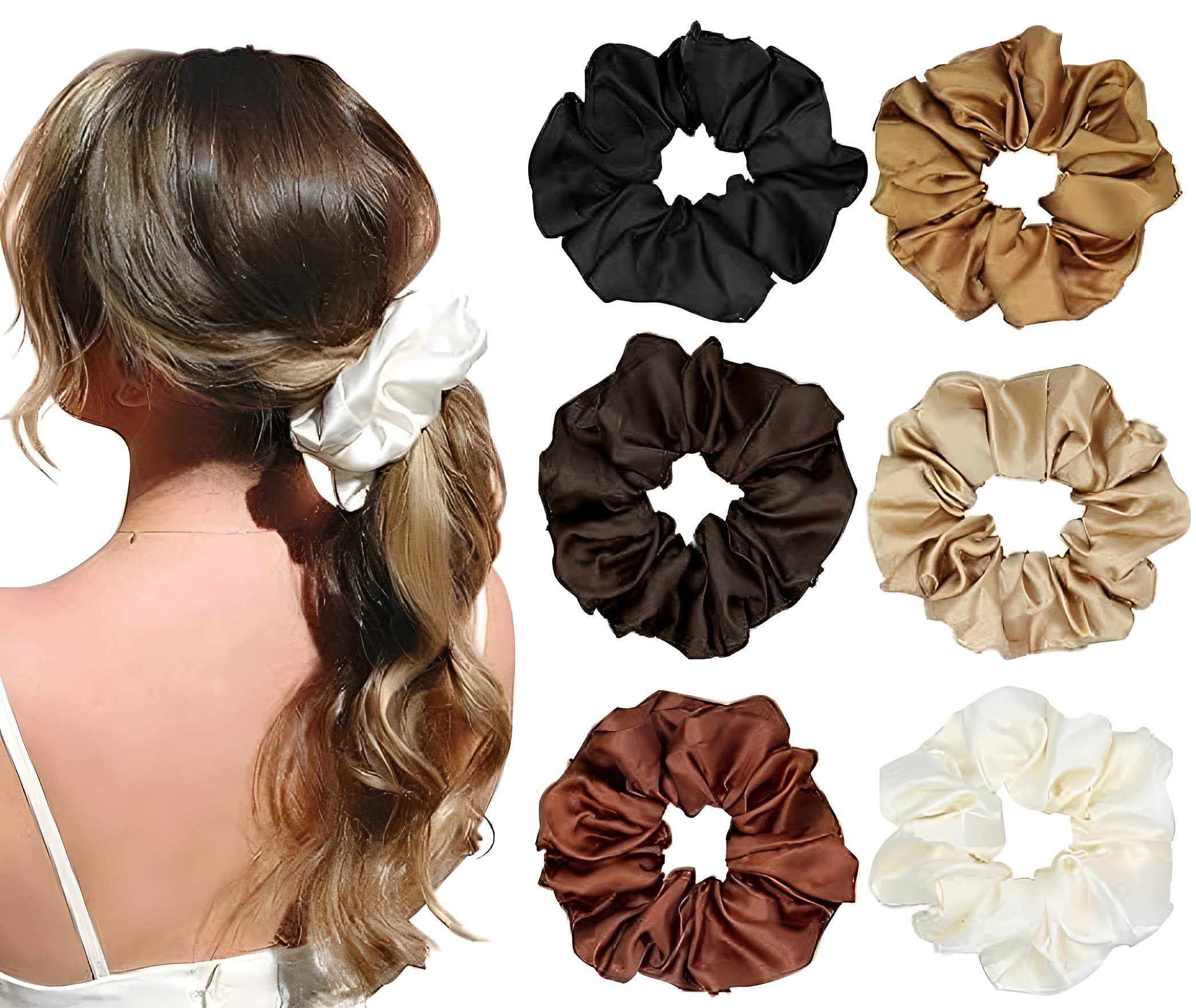 Satin Scrunchies Showcase