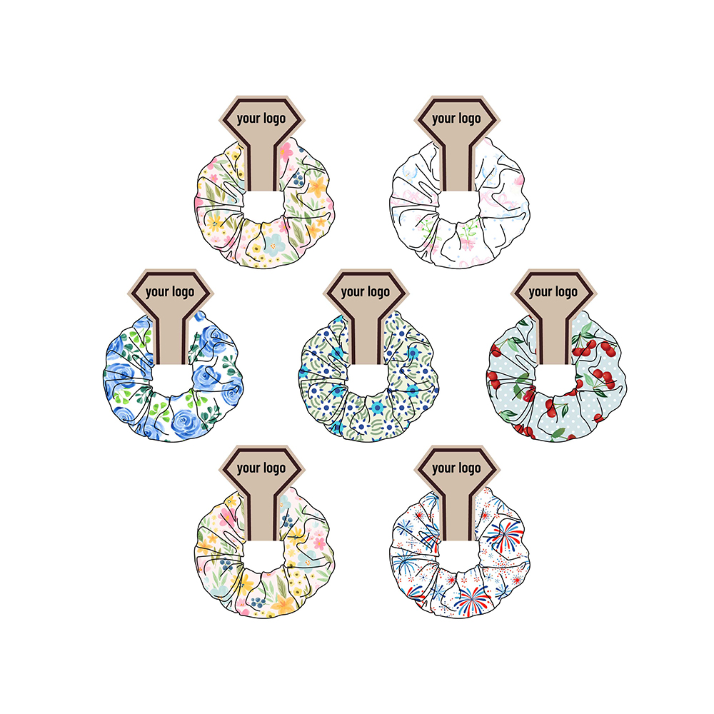 Wholesale Customization Velvet Zipper Hidden Pocket Adjustable Hair Ties Solid Color Hairband