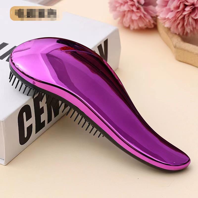 High Quality Nylon Hair Brush ABS Colorful Curly and Straight Hair Disposable Wet Hair Brush with Private Label