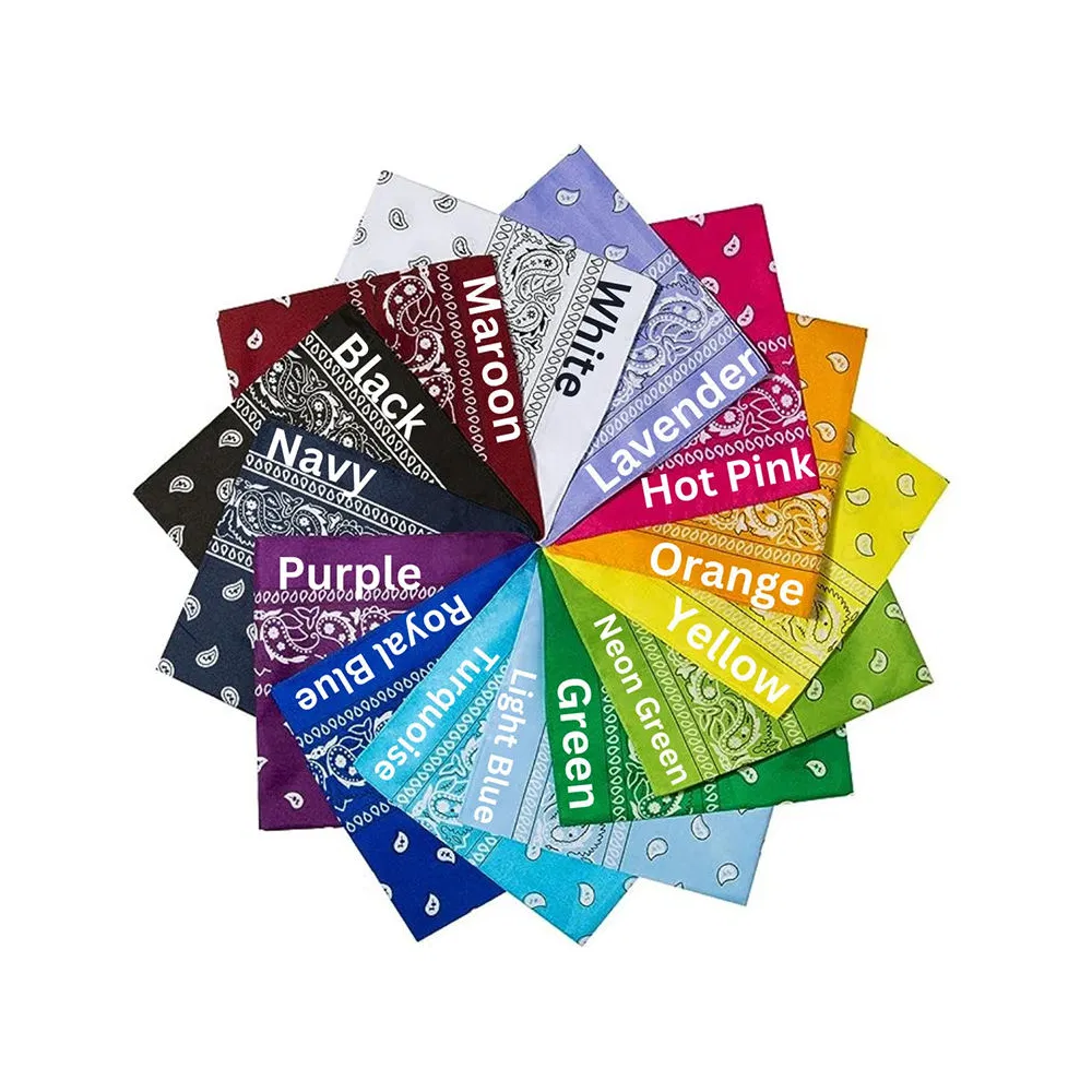 Custom Square Sport Bandanas with Fast Production and Delivery