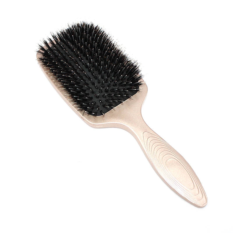 Manufacturing Private Label Paddle Hair Brush Anti-Static Nylon Mixed Boar Bristle Hair Brush Wholesale