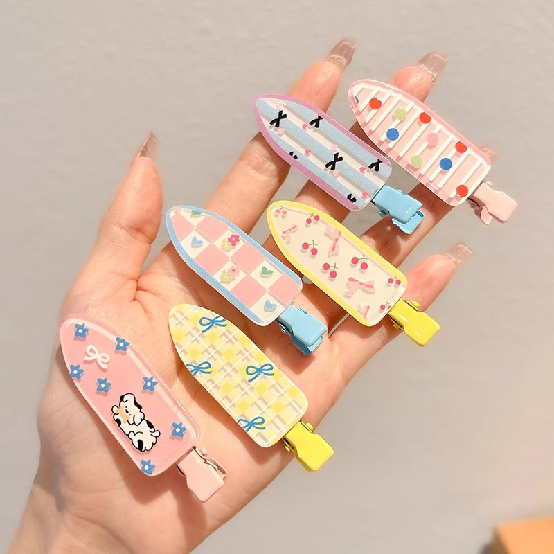 Custom Hair Clip Cute And Seamless Cartoon Hairpin With Side Fringe For The Forehead Delicate Hair Acessoriess Flower Hair Clips
