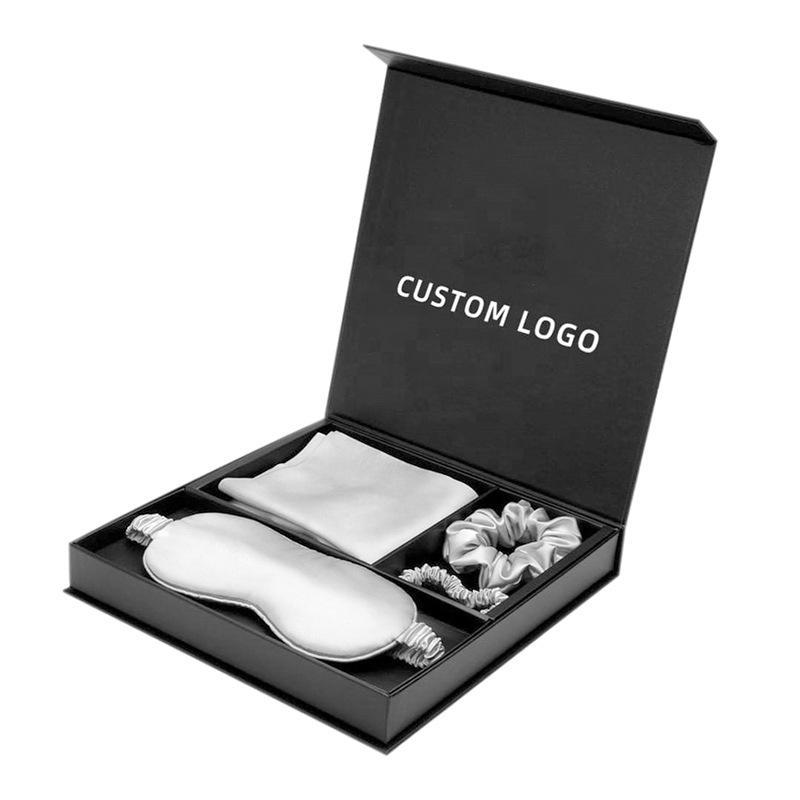 19/22/25MM Silk Pillowcase Gift Set Luxury Mulberry Silk Sleep Eye Mask Hair Tie Set