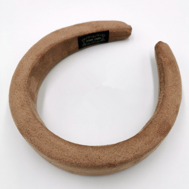 Velvet Hair Band Colorful Sponge Headband for Women