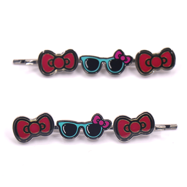 Girls' Fashion Black Bow Hair Accessories