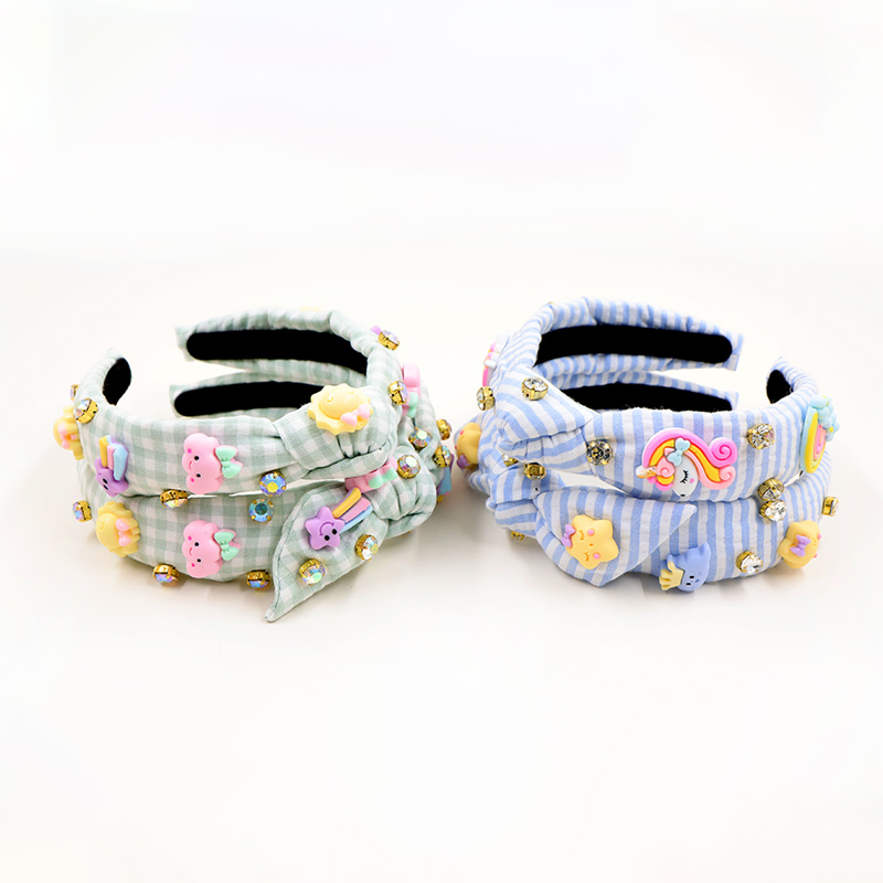 Finestyle Headband Manufacture Customized Fabric OEM and ODM Designer Headband with Embellish Girls Hairbands