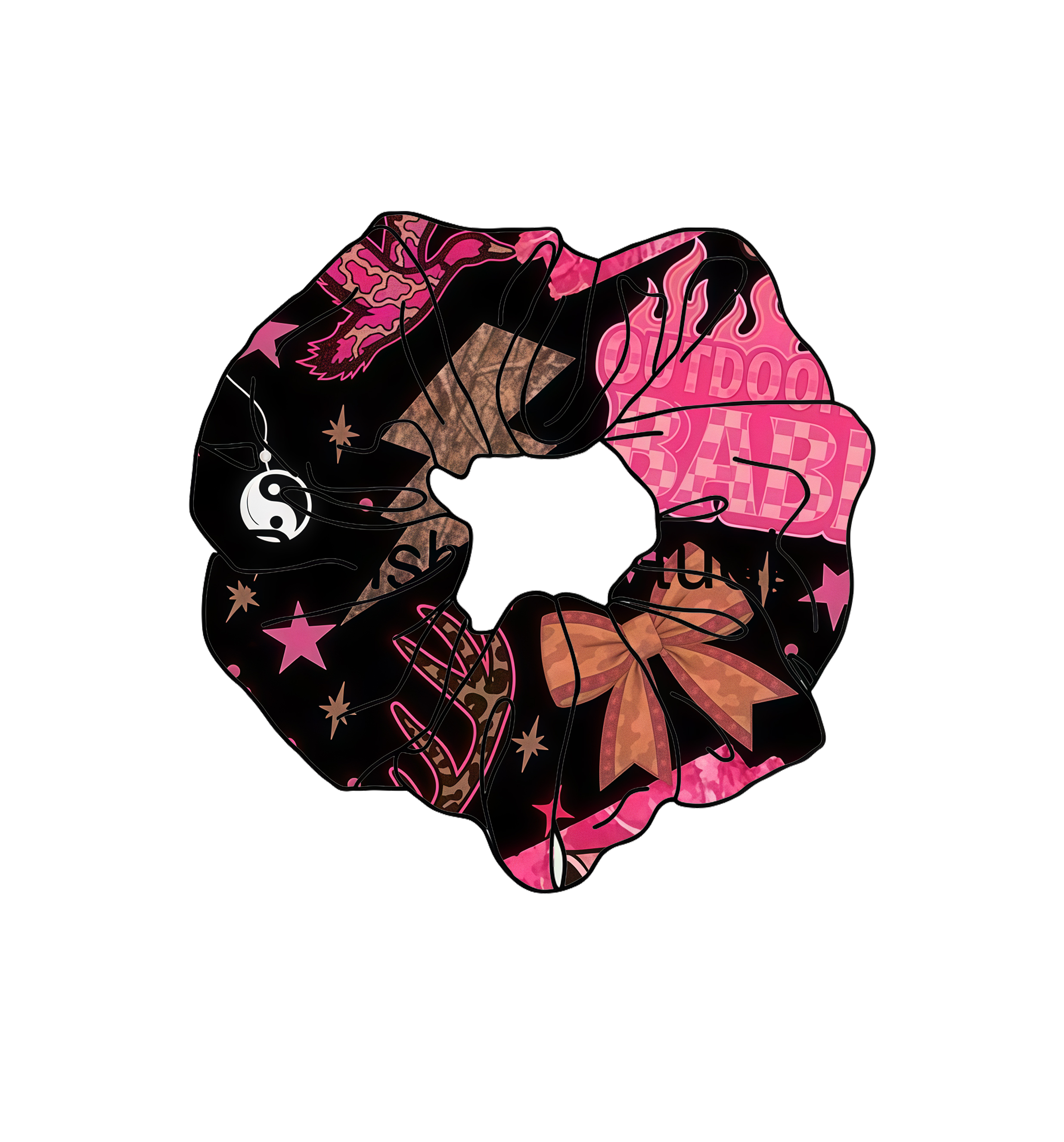 Ruidian 95% Bamboo 5% Spandex Scrunchie Bulk Hair Accessories Custom Logo Label with Box Scrunchies Silk