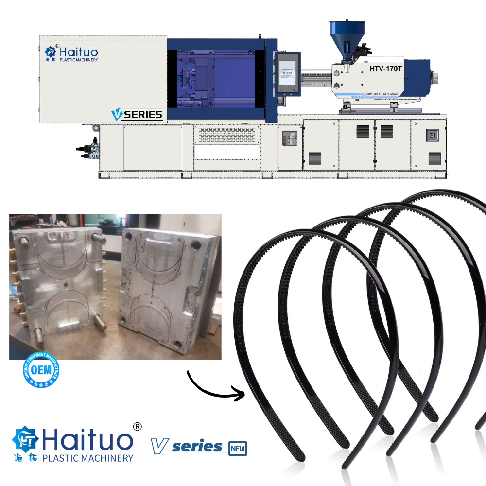OEM 170T High Precision Automatic Headband Making Machine for PET ABS PP EPS PC PA-for Fashion Hair Accessories Hair Hoops