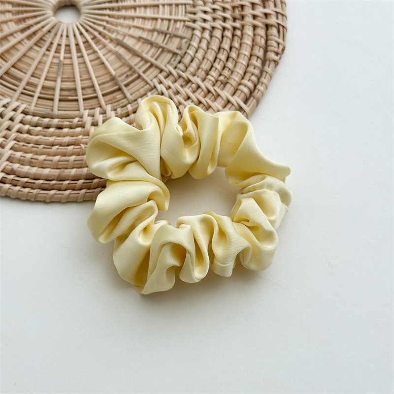 Autumn New Satin Silk Scrunchies Ladies Fashion Everything High Elastic High Quality Hair Accessories Manufacturers