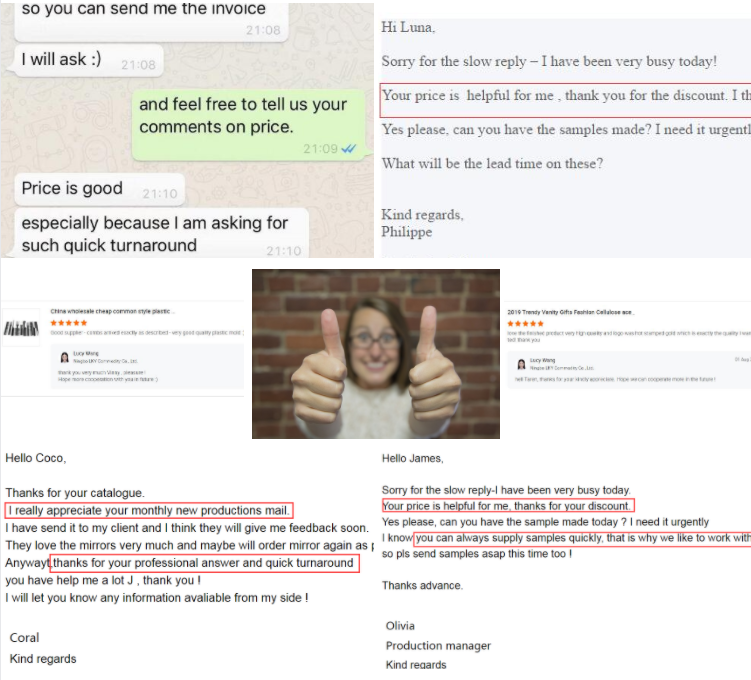 Buyer feedback