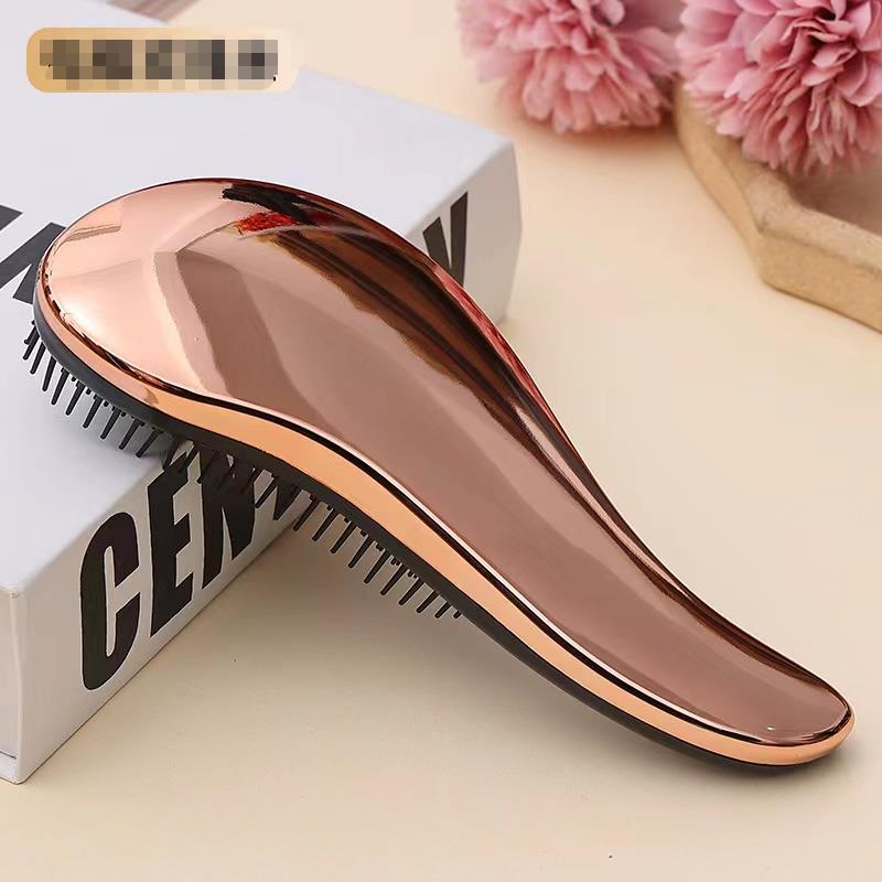 High Quality Nylon Hair Brush ABS Colorful Curly and Straight Hair Disposable Wet Hair Brush with Private Label