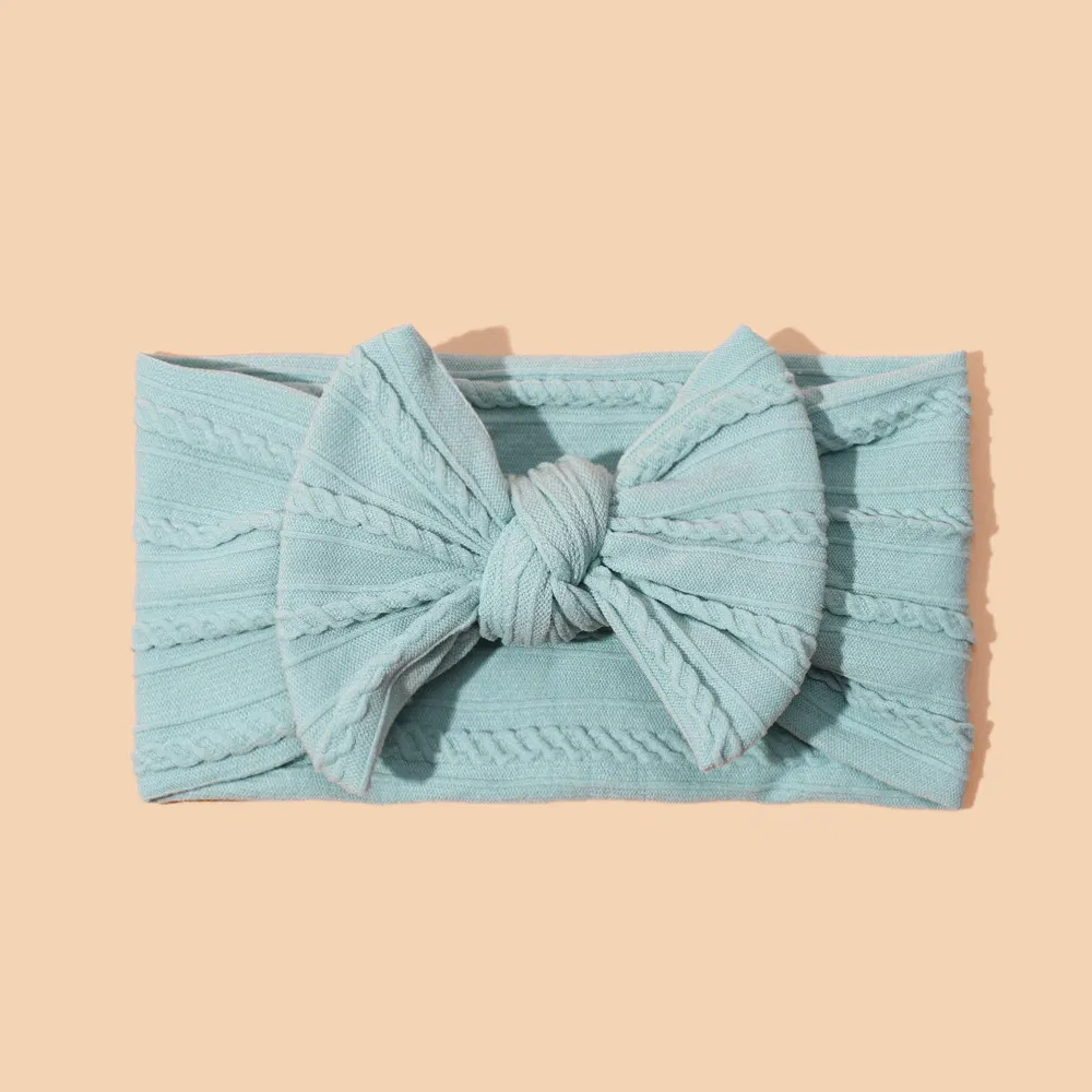 2025 New Children's Hair Accessories, Jacquard Bow, Baby Hair Band