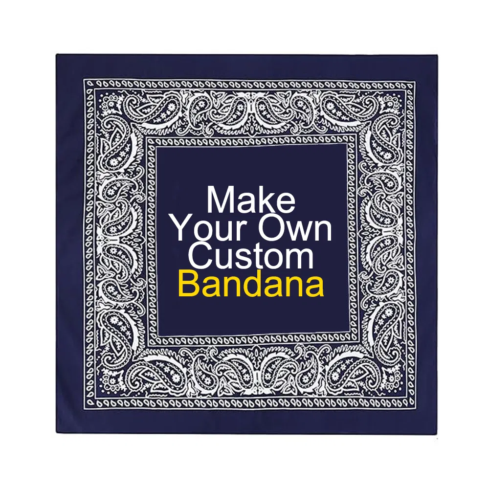 Customizable Polyester Bandanas with Fast Production and Delivery