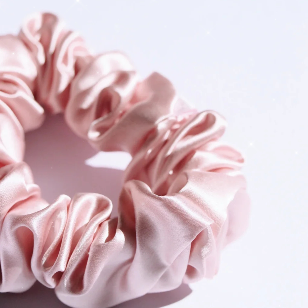 Custom Satin Silk Elastic Hair Bands Manufacturers Packaging Bulk Designer 100% Silk Hair Scrunchie 2 Cm