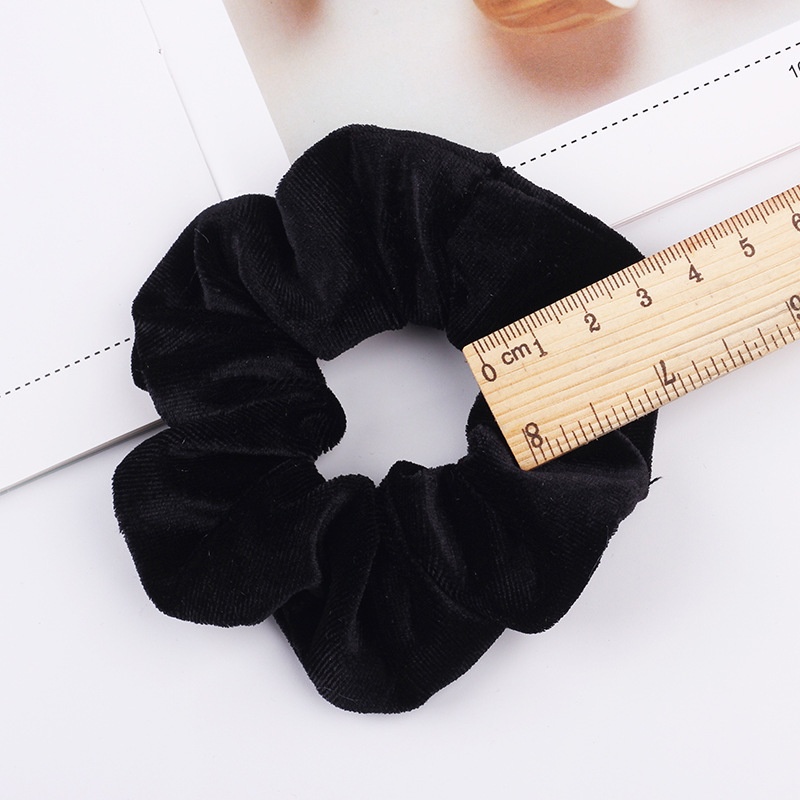 Fashion Hair Tie 46 Colors Velvet Large Intestine Hair Tie Adult Head Flower Hair Band Manufacturer
