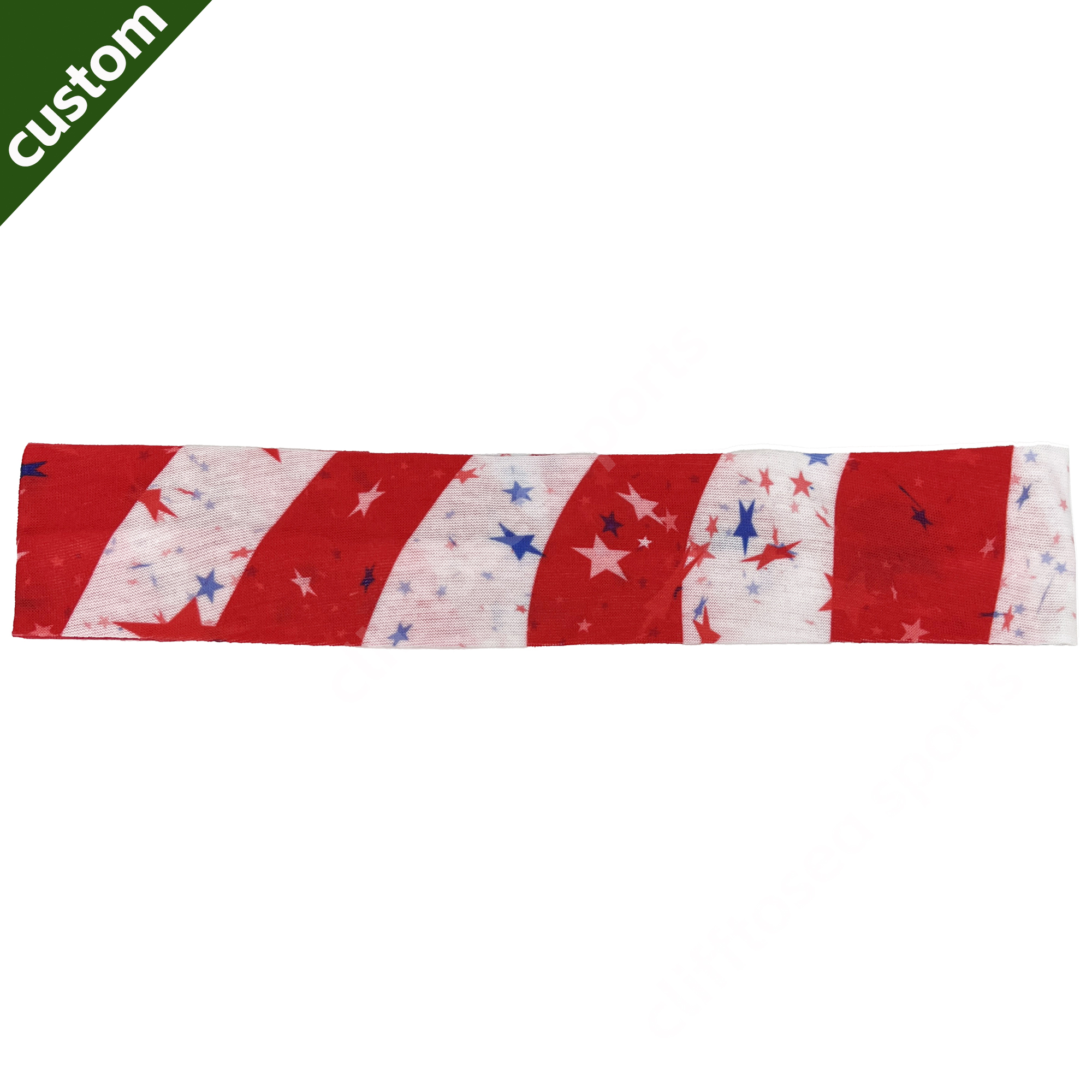 Wholesale OEM Custom Printed Headbands Sweatbands Factory with Promotional Advertisement Events Sponsor Logo Supplier
