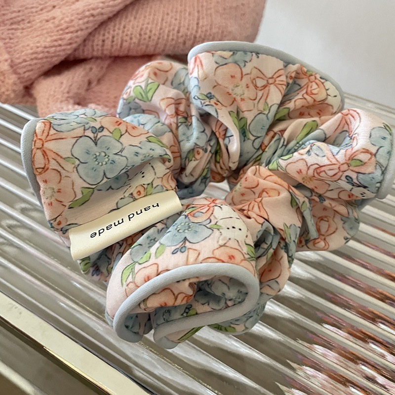 High Quality Floral Hair Band Sweet Fabric Hair Rope Accessories