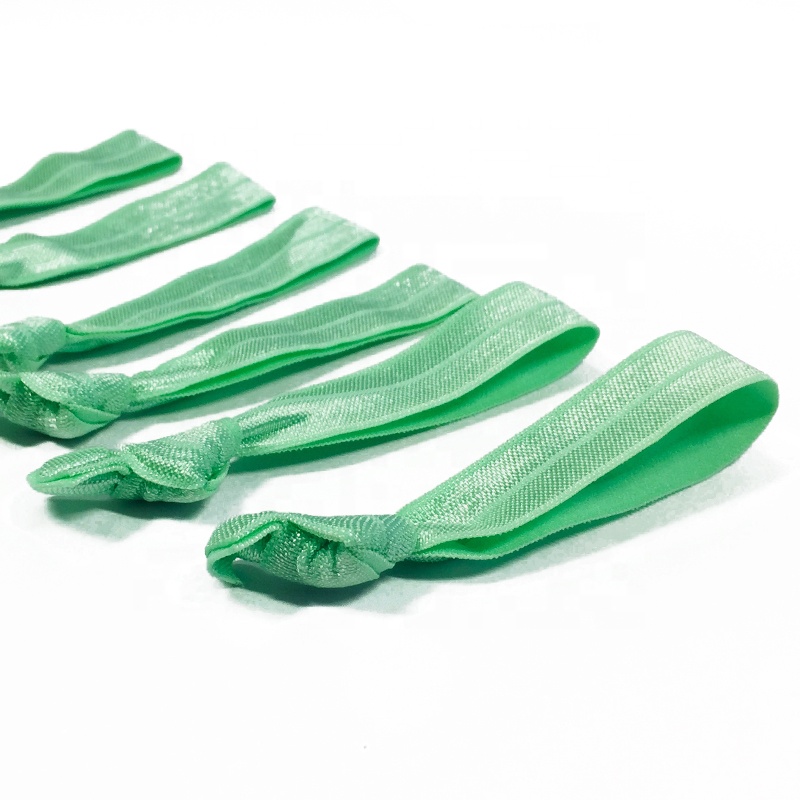 100pcs Nylon Hair Ties No Crease Elastic Hair Band and Ponytail Holder Easy-to-Wear Ribbon Hair Accessories