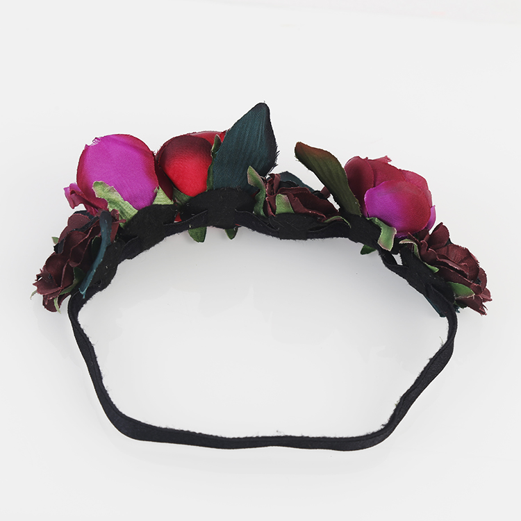 Hot Product Factory Manufacturer Hair Accessories Custom Elastic Headband Flower