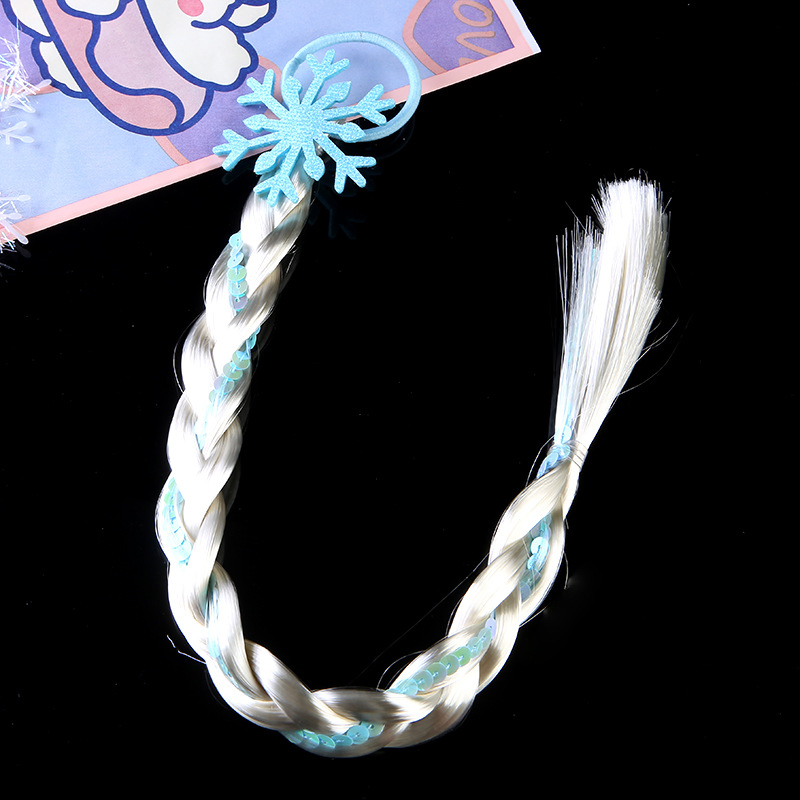 Girls' Kids Hair Accessories: Colored Braiding Strings, Princess Ponytail Holders, Wig Braids &amp; Hair Ties for Children
