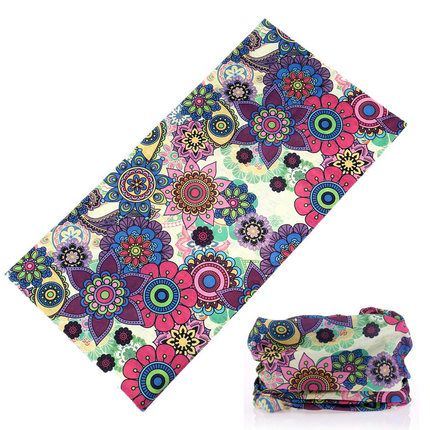 Popular Printing Fashion Wholesale Stretchy Custom Multifunction Breathable Seamless Tube Bandana