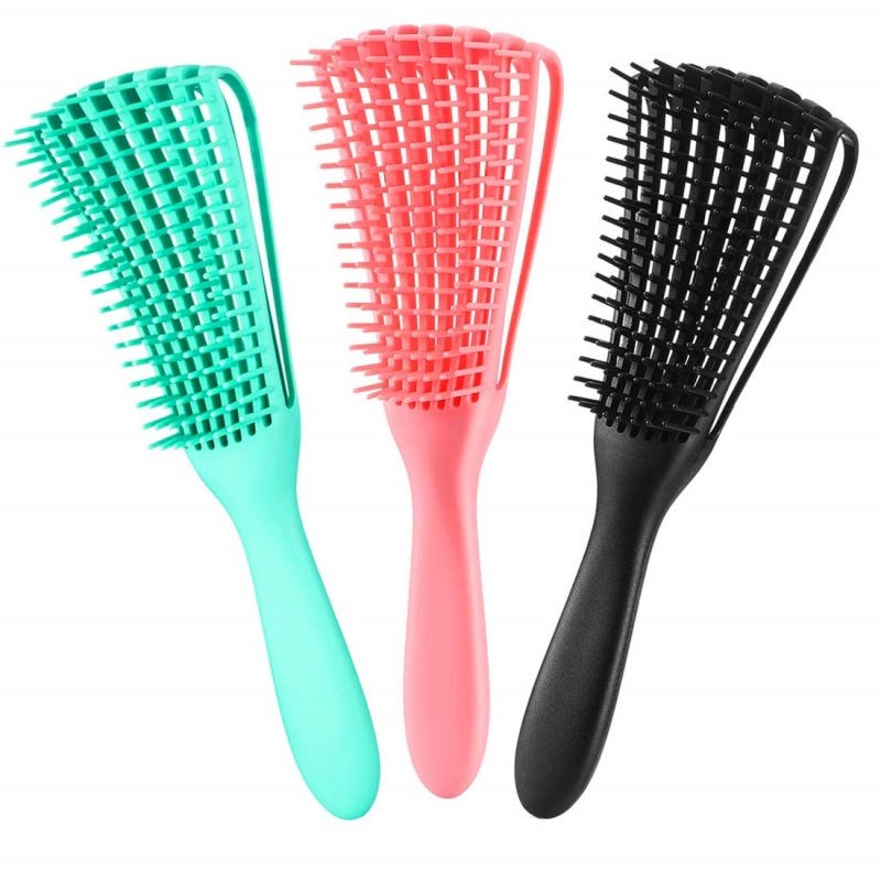 Best for Girl Woman Plastic Octopus Detangling Professional Hair Brush Manufacturing