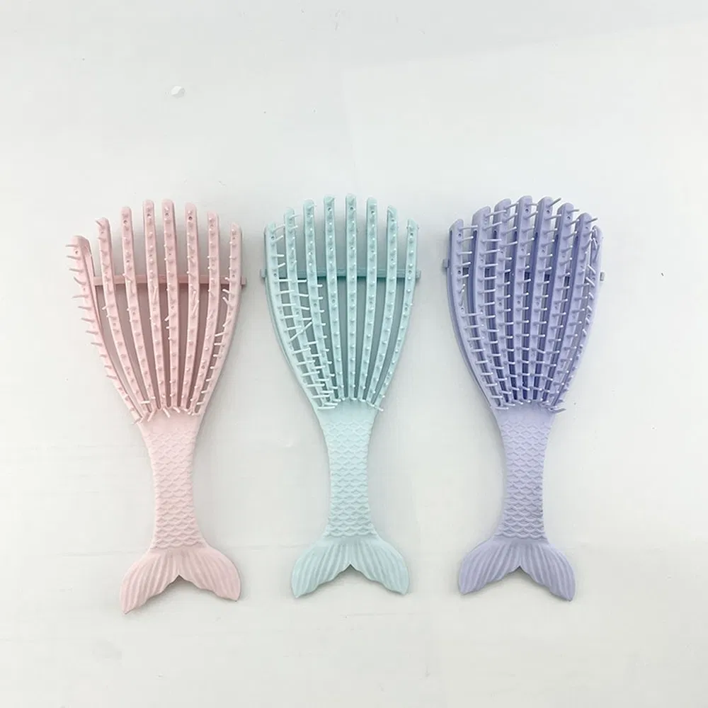 Wholesale Hair Brush Manufacturing Custom Comfortable Feel Wide Tooth Hair Comb