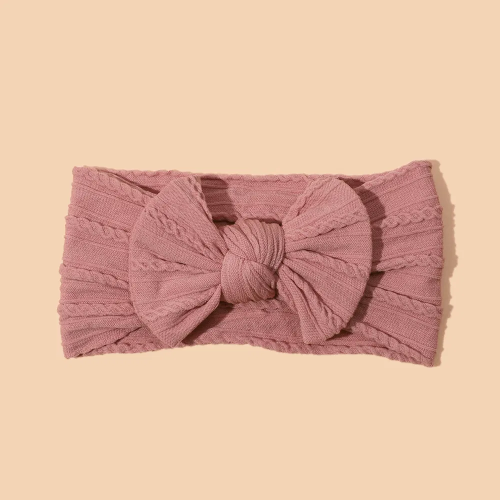 2025 New Children's Hair Accessories, Jacquard Bow, Baby Hair Band