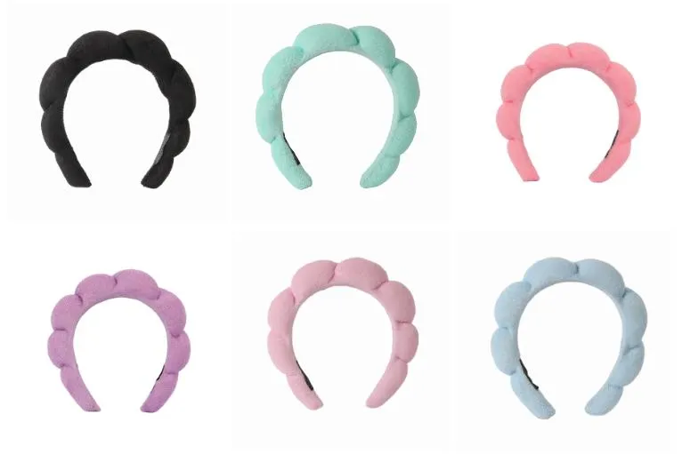 Washing Face Makeup Removal Shower SPA Sponge Headband