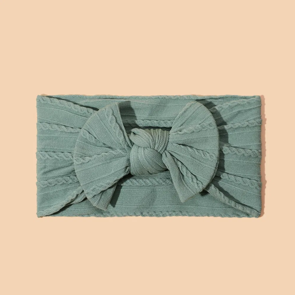 2025 New Children's Hair Accessories, Jacquard Bow, Baby Hair Band