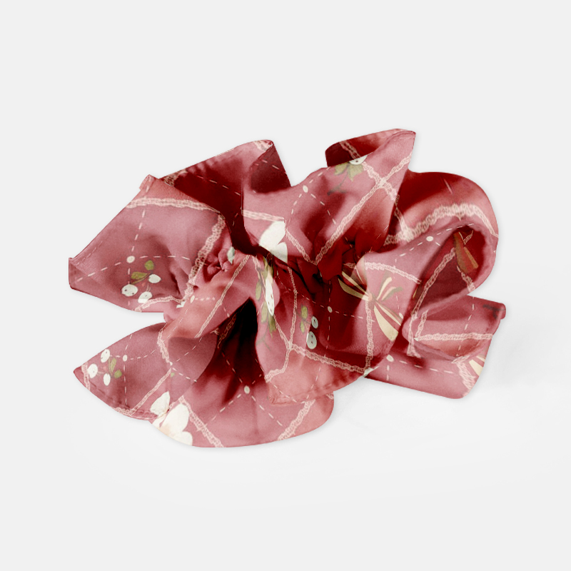 Custom Anime Scrunchies Hair Tie Wholesale Low MOQ Fabric Hair Accessories Manufacturer Elasticated Hair Scrunchies