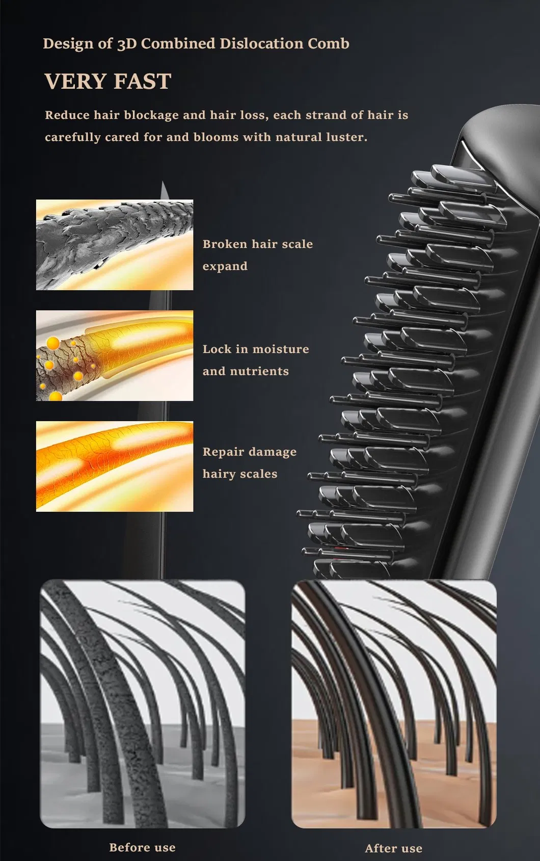 Styling Comb Detail 3