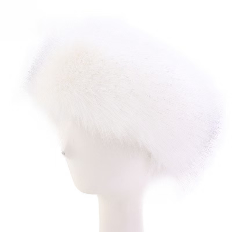 Winter Thick Fur Warm Headband Fur Headband Women Warm Terry Hairband