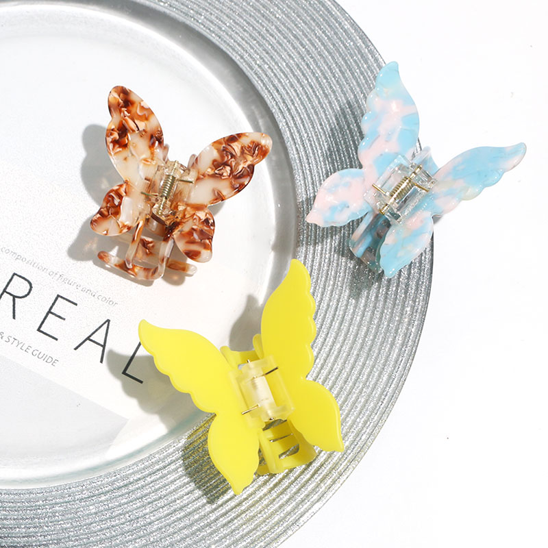 Big butterfly Clips Hair Accessories Girls Claw Clip Custom Print Acetate Hairclaw Clip Hairclips Clutches for Women Hair
